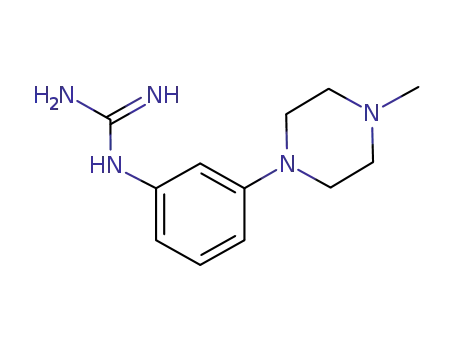 Molecular Structure of 770671-04-0 (Guanidine, N-[3-(4-Methyl-1-piperazinyl)phenyl]-)