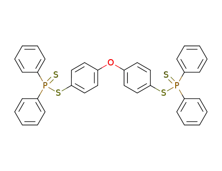 4-4-[(diphenylphosphorothioyl)sulfanyl]phenoxyphenyl diphenylphosphinodithioate