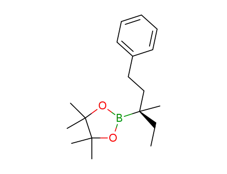 (S)-4,4,5,5-tetramethyl-2-(3-methyl-1-phenylpentan-3-yl)-1,3,2-dioxaborolane