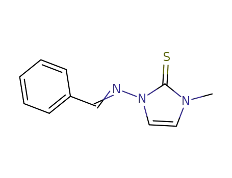 1-benzylideneamino-3-methylimidazoline-2-thione