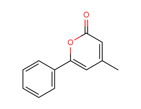 Molecular Structure of 4467-30-5 (2H-Pyran-2-one, 4-methyl-6-phenyl-)
