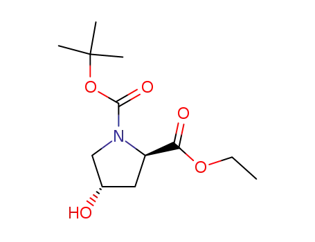 N-(tert-butoxycarbonyl)-trans-4-hydroxy-D-proline ethyl ester