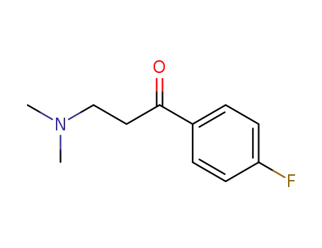 Molecular Structure of 55831-59-9 (1-Propanone, 3-(dimethylamino)-1-(4-fluorophenyl)-)