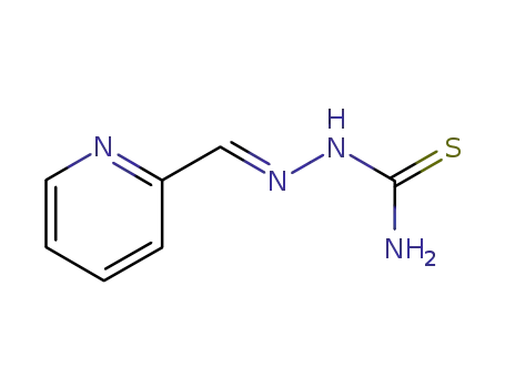 Molecular Structure of 61043-10-5 (pyridine-2-carbaldehyde thiosemicarbazone)