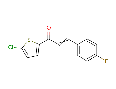 1-(5-chlorothiophen-2-yl)-3-(4-fluorophenyl)prop-2-en-1-one