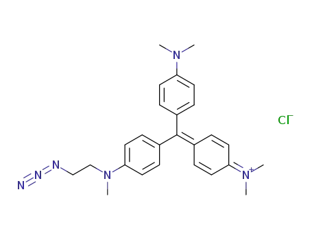 (4-(((2-azidoethyl)methyl)amino)phenyl)bis(4-(dimethylamino)phenyl)methylium chloride