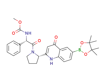 C<sub>29</sub>H<sub>34</sub>BN<sub>3</sub>O<sub>6</sub>
