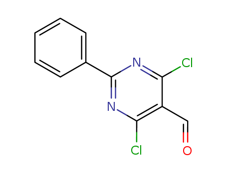5-Pyrimidinecarboxaldehyde, 4,6-dichloro-2-phenyl-