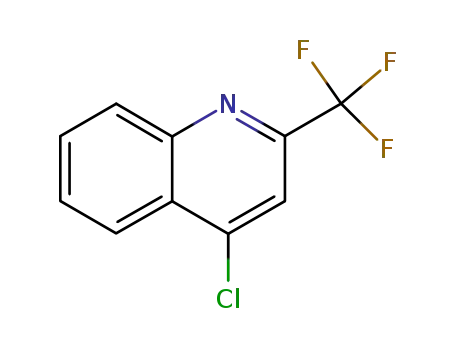 Molecular Structure of 1701-24-2 (4-Chloro-2-(trifluoromethyl)quinoline)