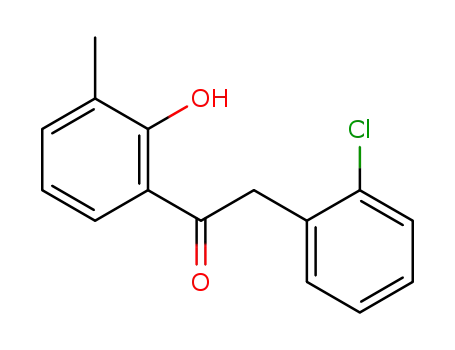 2-(2-chlorophenyl)-1-(2-hydroxy-3-methylphenyl)ethanone
