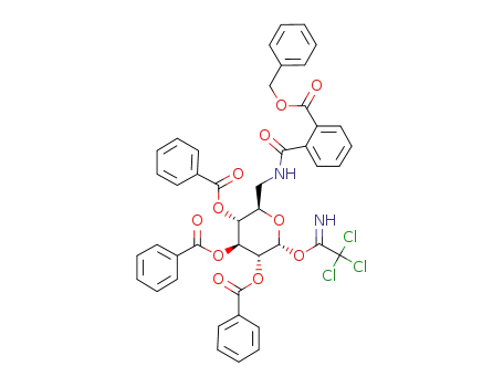 6-(2'-O-benzyl-phthalimido)-2,3,4-tri-O-benzoyl-6-deoxy-α-D-glucopyranoside trichloroacet-imidate