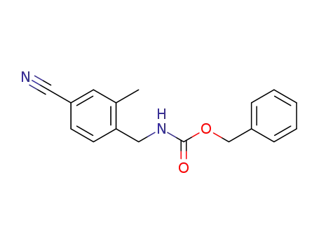 (4-cyano-2-methylbenzyl)carbamic acid benzyl ester