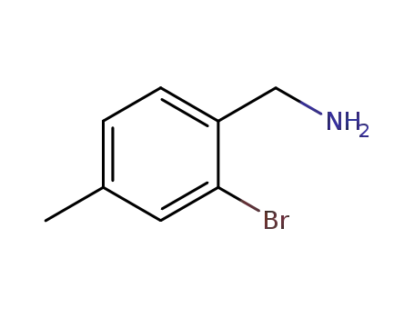 Molecular Structure of 865718-75-8 (2-BROMO-4-METHYLBENZYLAMINE)