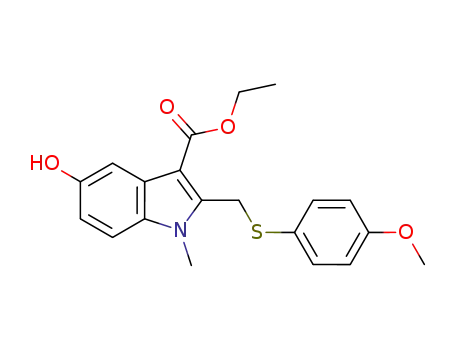 ethyl 5-hydroxy-2-((4-methoxyphenylthio)methyl)-1-methyl-1H-indole-3-carboxylate