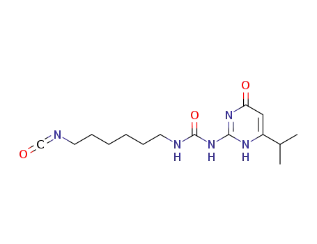 Molecular Structure of 1029024-85-8 (N-(6-isocyanatohextyl)-N'-(6-isopropyl-4-oxo-1,4-dihydropyrimidin-2-yl)urea)