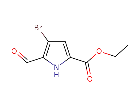 4-bromo-5-formyl-1H-pyrrole-2-carboxylic acid ethyl ester