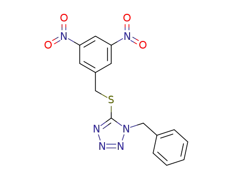 1-benzyl-5-[(3,5-dinitrobenzyl)sulfanyl]-1H-tetrazole
