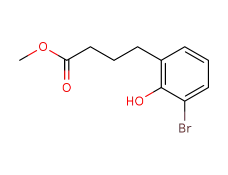 methyl 4-(3-bromo-2-hydroxyphenyl)butanoate