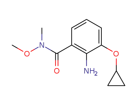 2-amino-3-cyclopropoxy-N-methoxy-N-methylbenzamide