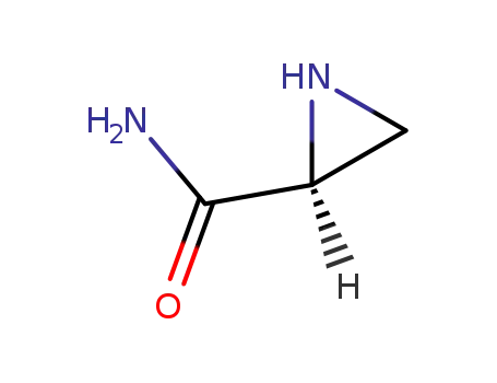 Molecular Structure of 67413-30-3 (2-Aziridinecarboxamide, (S)-)