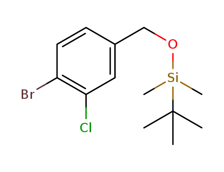 ((4-bromo-3-chlorobenzyl)oxy)(tert-butyl)dimethylsilane