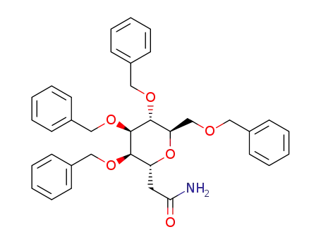 2-(2,3,4,6-tetra-O-benzyl-α-D-mannopyranosyl)acetamide