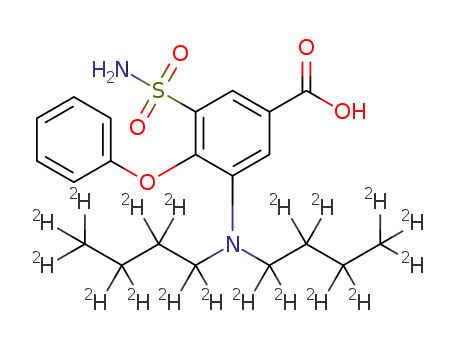 3-(di(butyl-d9)amino)-4-phenoxy-5-sulfamoylbenzoic acid