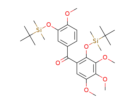 (2-(tert-butyldimethylsilyloxy)-3,4,5-trimethoxyphenyl)(3-(tert-butyldimethylsilyloxy)-4-methoxyphenyl)methanone