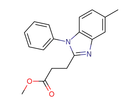 methyl 3-(5-methyl-1-phenyl-1H-benzimidazol-2-yl)propanoate