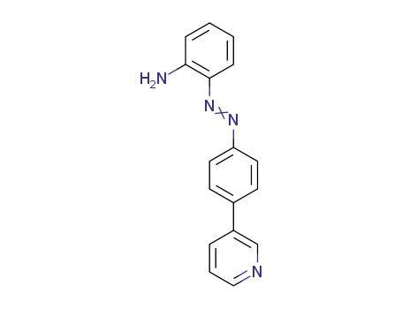 Molecular Structure of 1430055-41-6 (2-{4-(pyridin-3-yl)phenylazo}phenylamine)