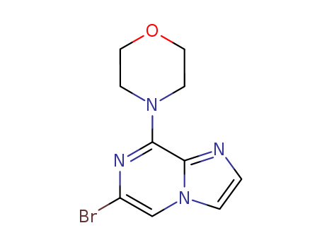 Imidazo[1,2-a]pyrazine,6-bromo-8-(4-morpholinyl)-