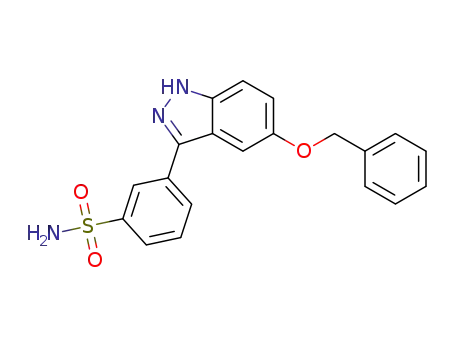 3-(5-(benzyloxy)-1H-indazol-3-yl)benzenesulfonamide