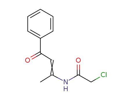 N-(3-oxo-1-phenylbut-1-en-1-yl)-2-chloroacetamide