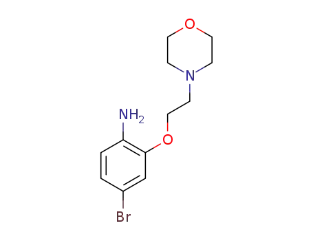 Molecular Structure of 1219728-38-7 (4-bromo-2-[2-(morpholin-4-yl)ethoxy]aniline)