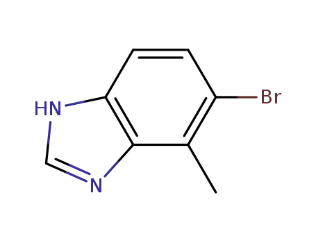 Molecular Structure of 952511-48-7 (952511-48-7
5-broMo-4-Methyl-1H-benzo[d]iMidazole)