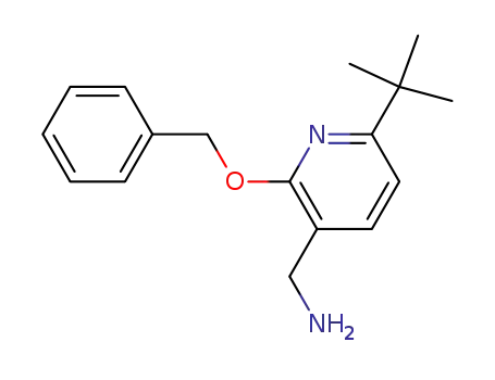 C-(2-benzyloxy-6-tert-butyl-pyridin-3-yl)-methylamine