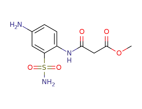 N-(4-amino-2-sulfamoylphenyl)malonamic acid methyl ester