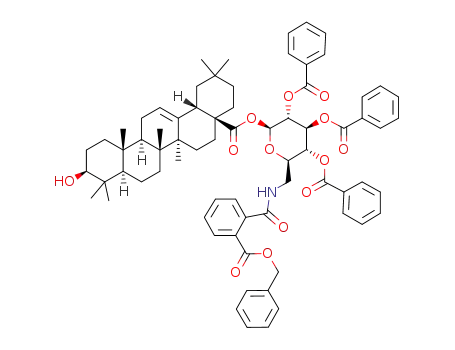 6-(2'-O-benzyl-phthalimido)-2,3,4-tri-O-benzoyl-6-deoxy-β-D-glucopyranosyl oleanate
