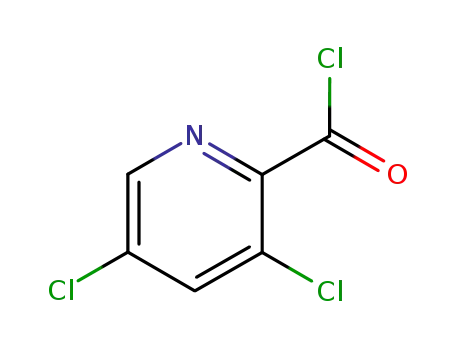Molecular Structure of 70151-22-3 (3,5-Dichloropyridine-2-carbonyl chloride)