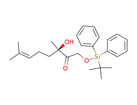 (R)-1-tert-butyldiphenylsilyloxy-3-hydroxy-3,7-dimethyl-6-octen-2-one
