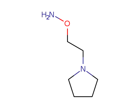Molecular Structure of 1123-05-3 (Pyrrolidine, 1-[2-(aminooxy)ethyl]- (7CI,8CI,9CI))