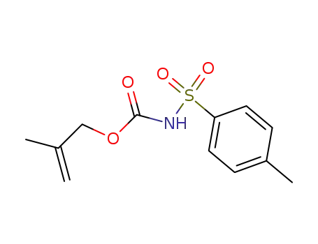 Molecular Structure of 63924-64-1 (Carbamic acid, [(4-methylphenyl)sulfonyl]-, 2-methyl-2-propenyl ester)