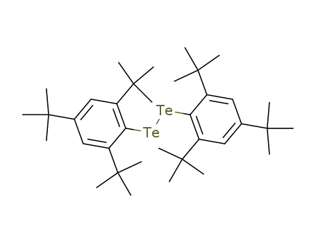 Molecular Structure of 99354-18-4 (Ditelluride, bis[2,4,6-tris(1,1-dimethylethyl)phenyl])