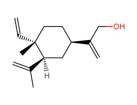 Molecular Structure of 65018-04-4 ((-)-elema-1,3,11<sup>(13)</sup>-trien-12-ol)