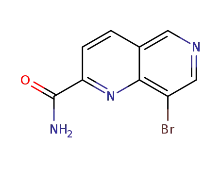 8-Bromo-1,6-naphthyridine-2-carboxamide