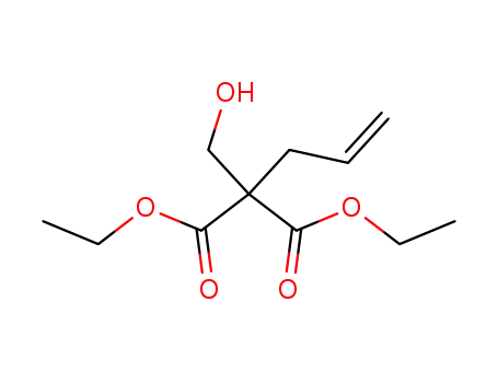 Molecular Structure of 82515-47-7 (diethyl 2-allyl-2-(hydroxymethyl)malonate)