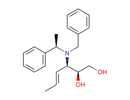 (2S,3R,4E)-3-{N-benzyl-N-[(R)-α-methylbenzyl]amino}hex-4-en-1,2-diol