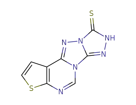 Molecular Structure of 1639055-95-0 ([1,2,4]triazolo[4',3':1,5][1,2,4]triazolo[4,3-c]thieno-[3,2-e]pyrimidine-9(8H)-thione)