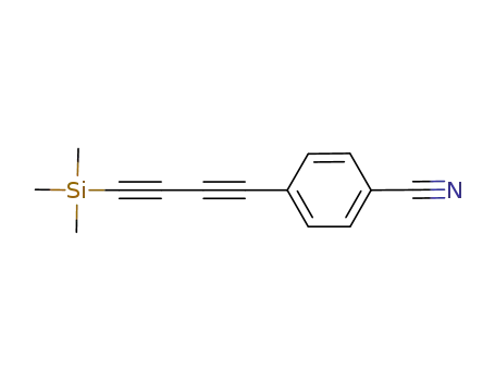 4-[4-(trimethylsilyl)buta-1,3-diyn-1-yl]benzonitrile