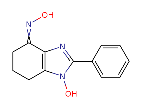 4H-Benzimidazol-4-one,1,5,6,7-tetrahydro-1-hydroxy-2-phenyl-, oxime